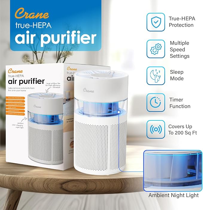 Crane True HEPA Air Purifier