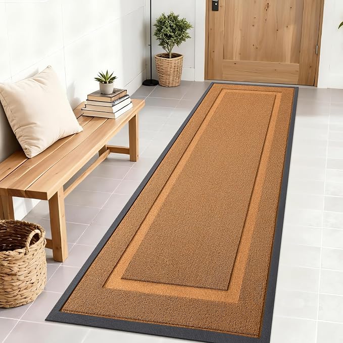 OLANLY Front Door Mat Indoor Outdoor Entrance, Waterproof All-Season,