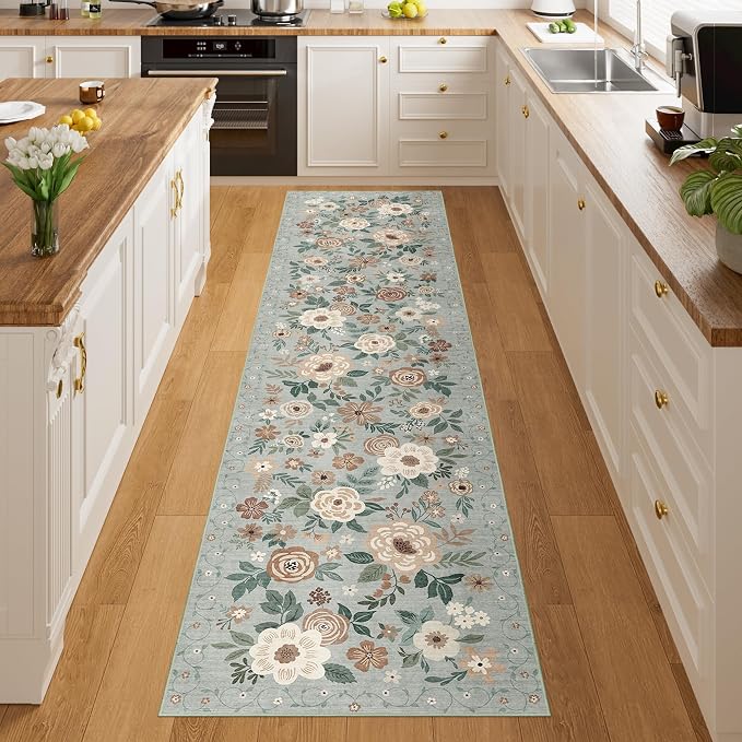 DUKINO 2x8 Runner Rug for Hallway, Washable Kitchen Runner Rug