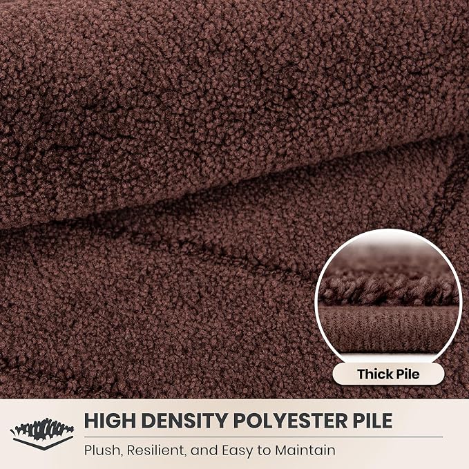 PURRUGS Dirt Trapping Door Mat 24" x 35.5", Non-Slip/Skid Machine Washable