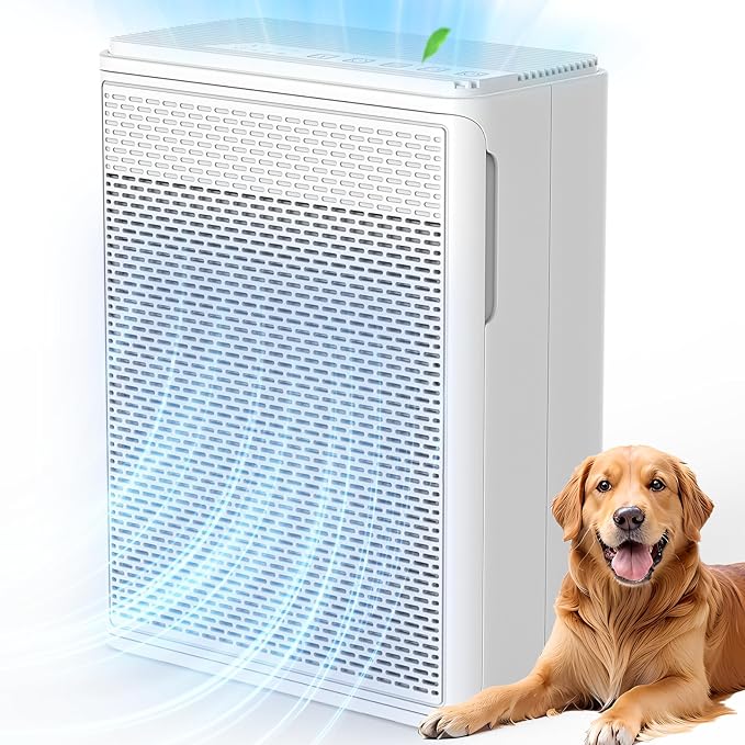 Air Purifiers for Home Pets Covers Up to 1500 Sq Ft, H13 Hepa Filter