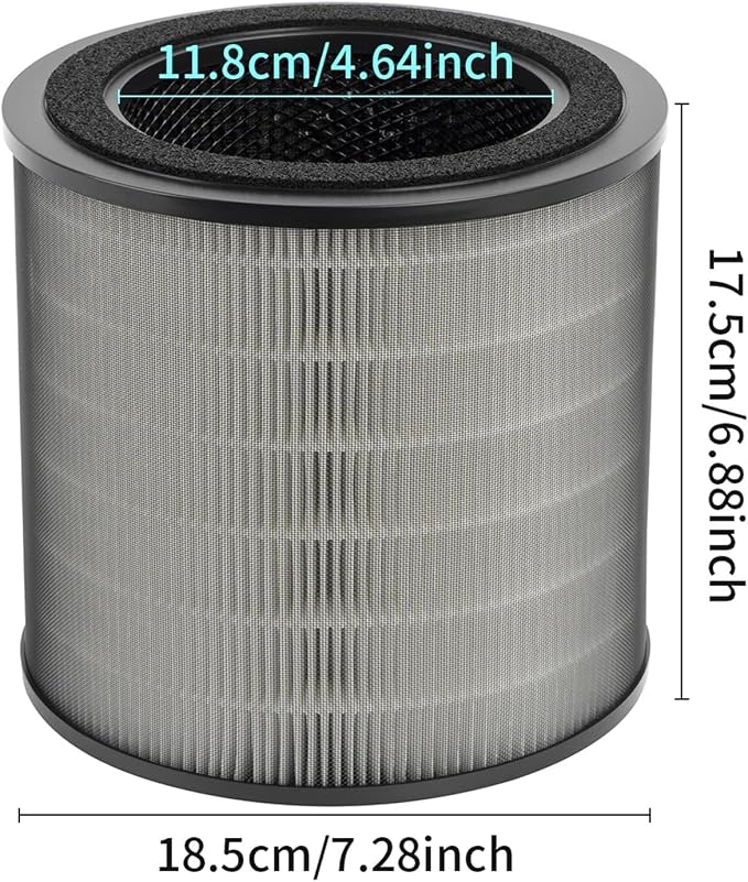 Air Filter, Compatible For Philips, Air Purifiers AC0950/10 AC0951/13 AC0820/10