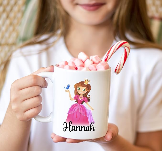 Personalized Mug for Kids, Girls | Customized Hot Chocolate, Coffee & Tea Cup |