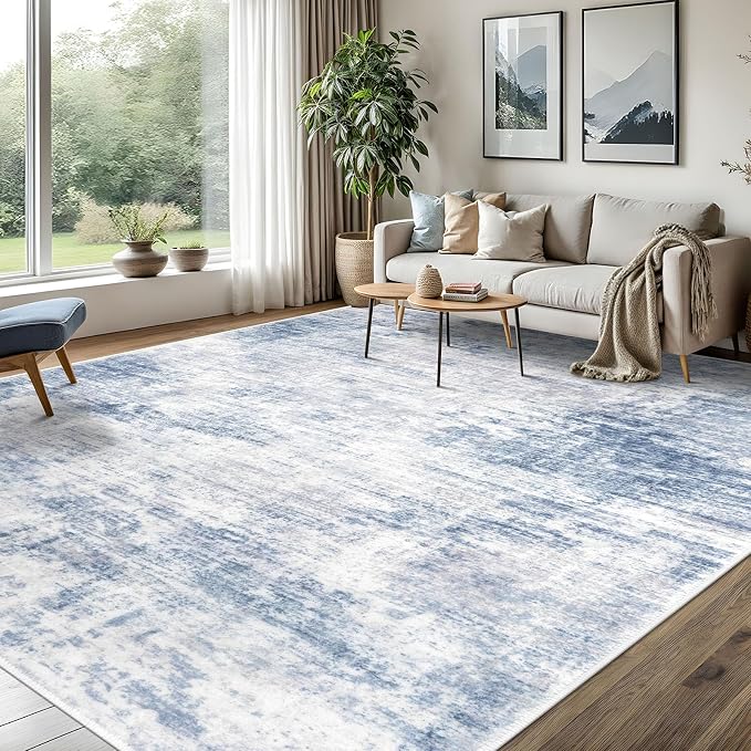 IOHOUZE Abstract Area Rugs 8x10 Ft Washable Large Rugs
