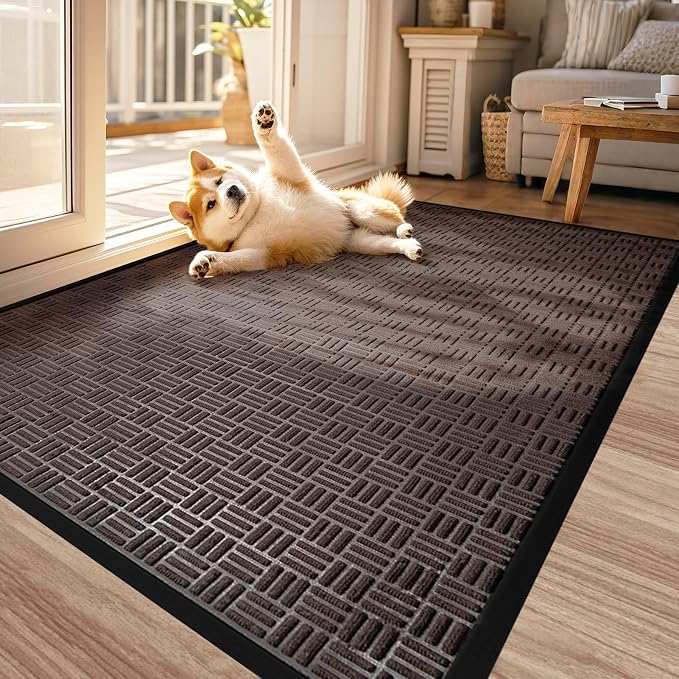 Mibao Front Door Mat, Heavy Duty Durable Welcome Mat