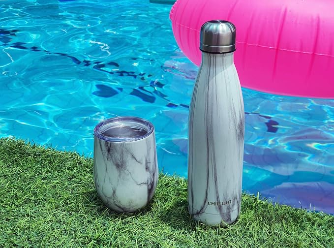 CHILLOUT LIFE 12 oz Stainless Steel Wine Tumbler