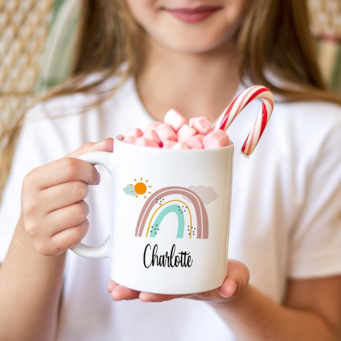 Personalized Mug for Kids, Girls | Customized Hot Chocolate, Coffee & Tea Cup |