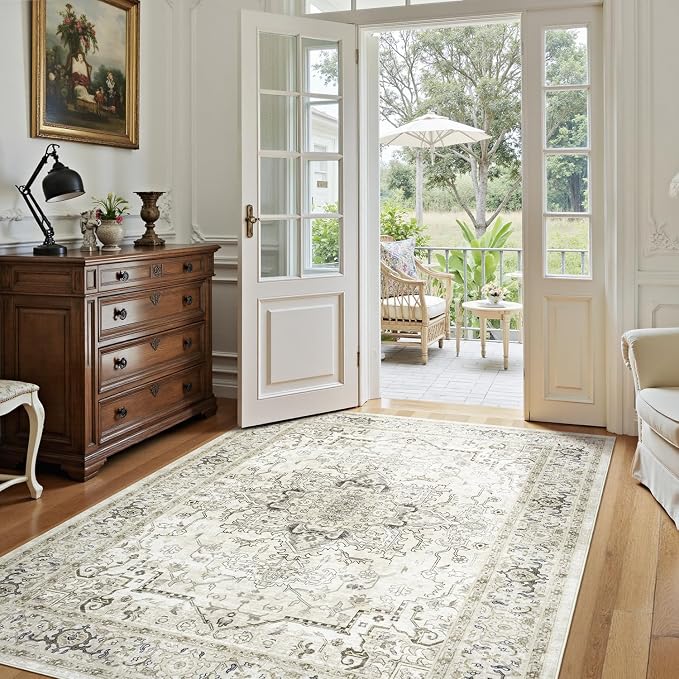 Lofus 6x9 Area Rugs for Living Room, Washable Area Rug, Rugs for Bedroom