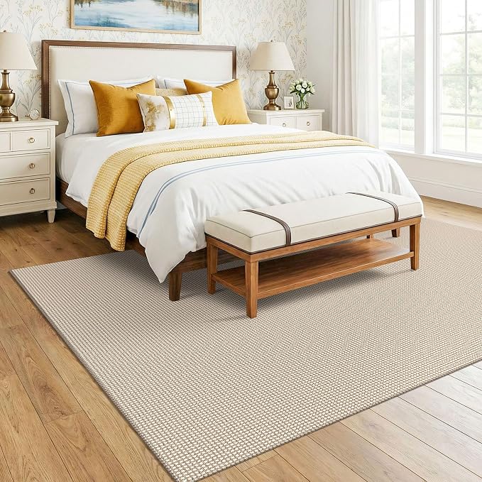 KOZYFLY 6x9 Dining Room Rugs, Washable Area Rug