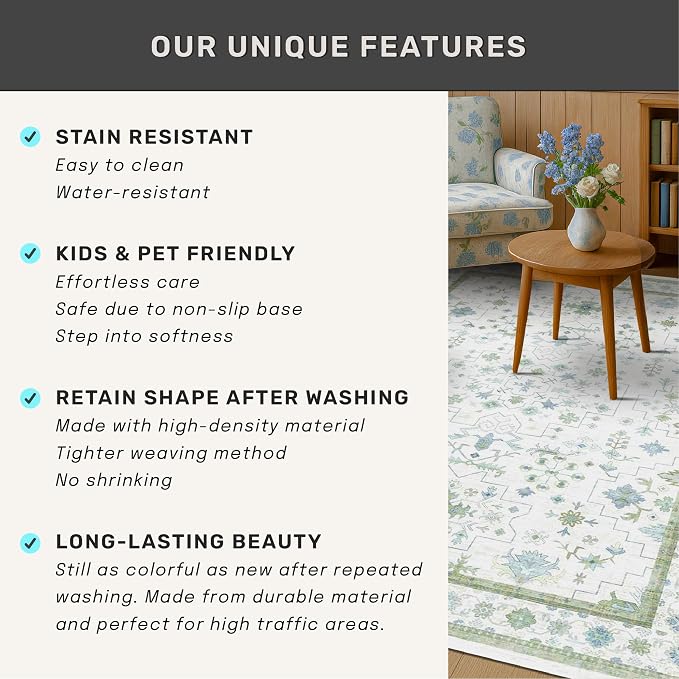 Green Area Rugs 9x12 Living Room