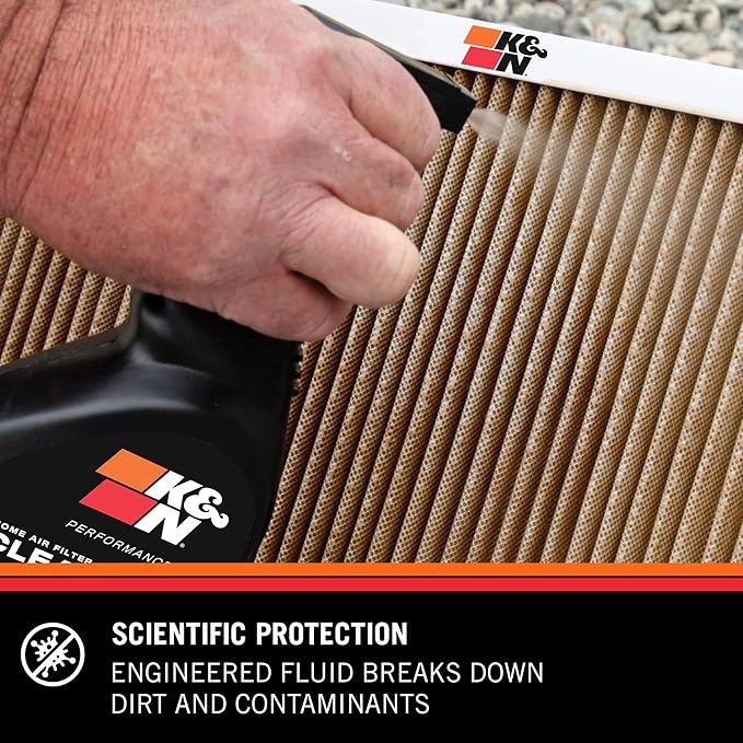 K&N HVAC Filter Cleaner: 32 Oz Spray Bottle Filter Cleaner and Refresher;