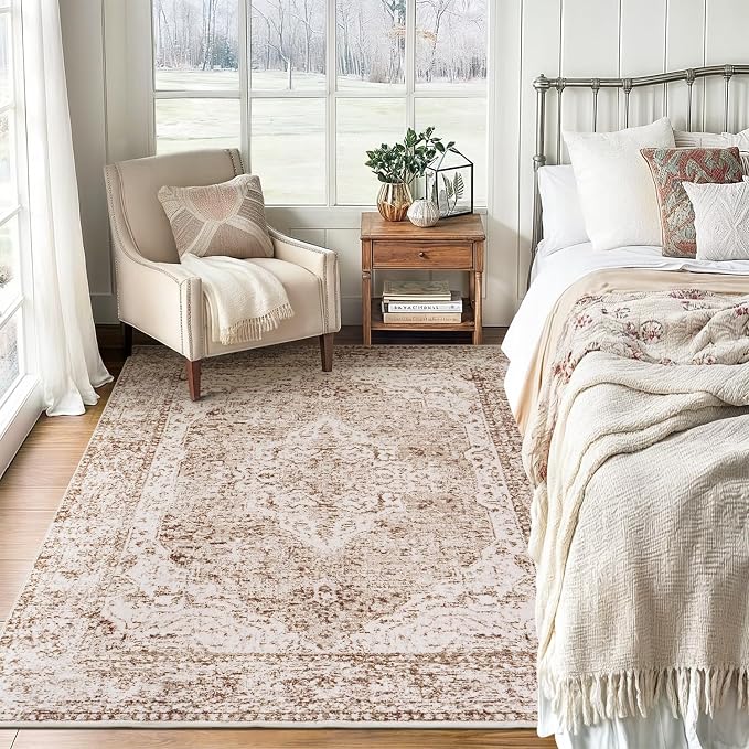 Lofus 3x5 Area Rugs for Living Room, Machine Washable Area Rug, Soft Small Rugs