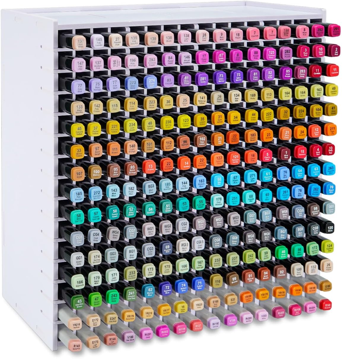 SANFURNEY Marker Pen Organizer Holder for 240 Markers
