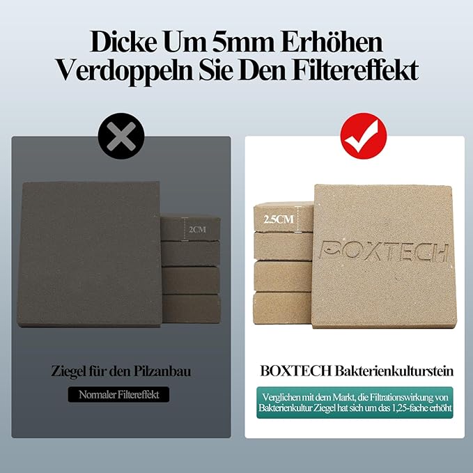 boxtech Aquarium Filter Media Bio Ceramic Brick Bio Filter Media