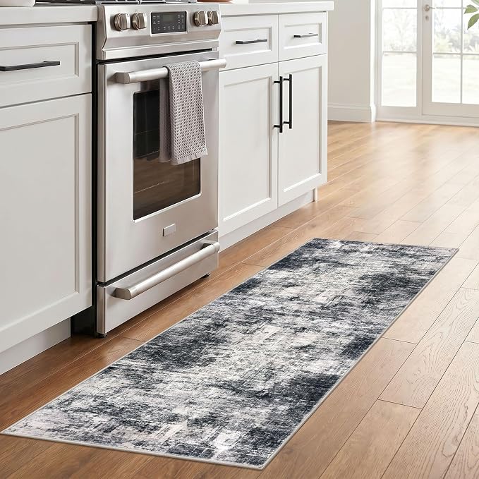 IOHOUZE Abstract Runner Rug 2x6 Ft Washable Runners