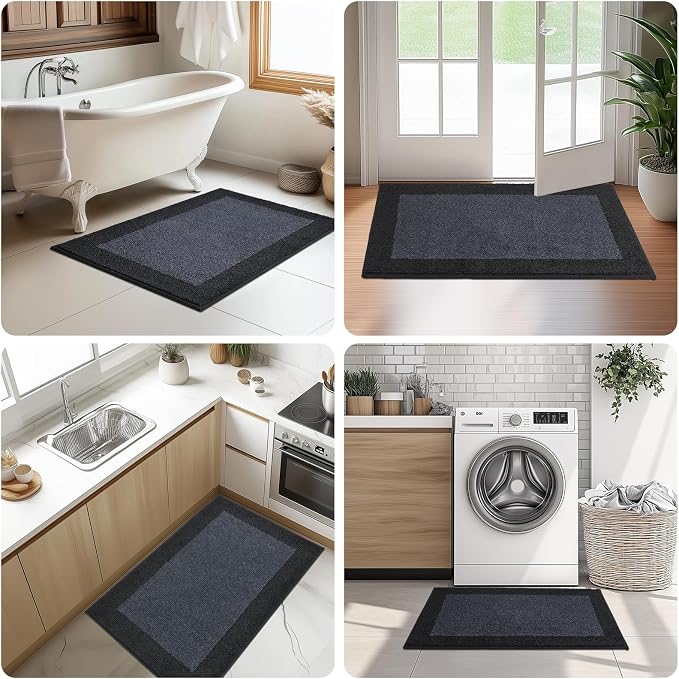 Machine Washable Runner Rug 32" x 168", Non Slip Kitchen Rug