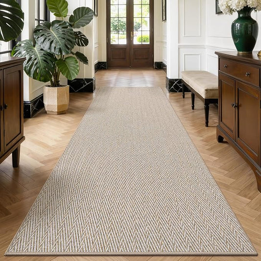 LUMI Ultra Thin Runner Rug for Hallway 2.3'x8', Non-Slip Entryway Rug