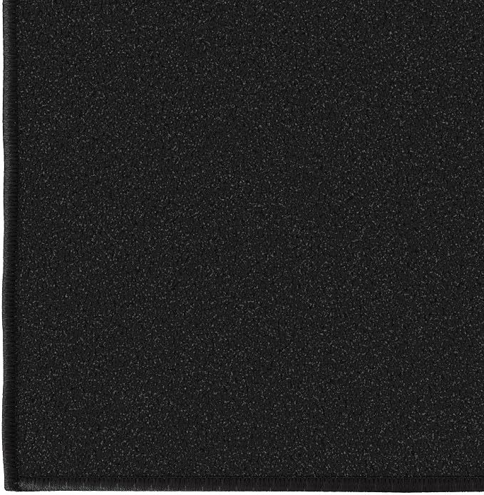 Ottomanson Hallway Runner Rug 2'7" x 12' Non Slip Solid Area Rugs Easy to Clean