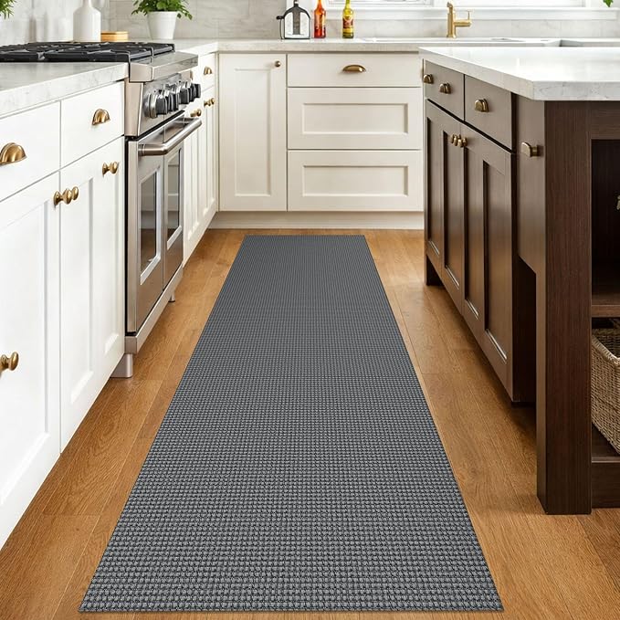 IOHOUZE Washable Runner Rug 2.6x8 Non Slip Rubber Backed Wide Hallway Runner