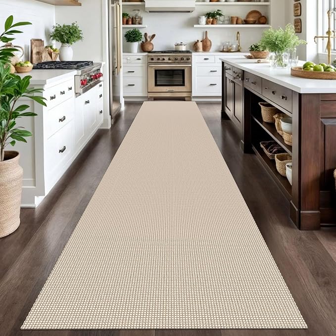 IOHOUZE Washable Exrea Long Hallway Runner Rug 3x16 Non Slip Rubber Backed
