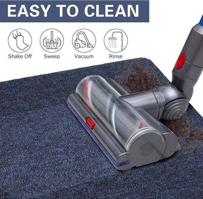 Front Door Mat Indoor Outdoor Entrance, Absorbent Door Mats and Muddy Doormats