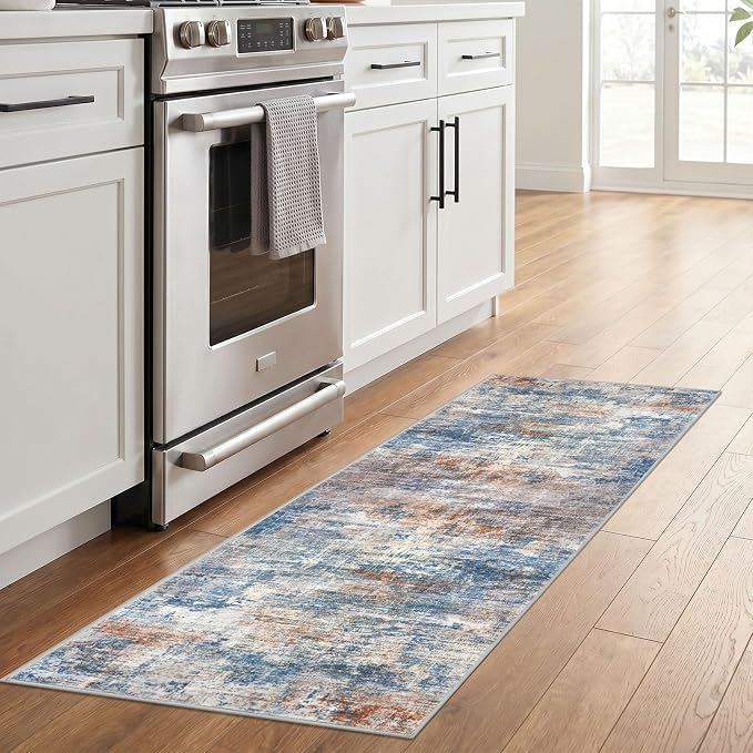 IOHOUZE Abstract Runner Rug 2x6 Ft Washable Runners