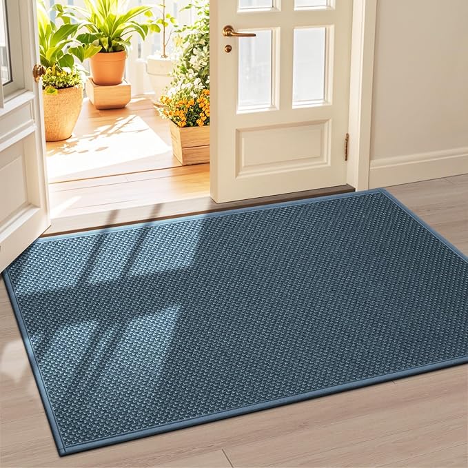LEKEEPGO Door Mat 36"x59", Non Slip Door Mat Indoor Entrance, Rubber Backing