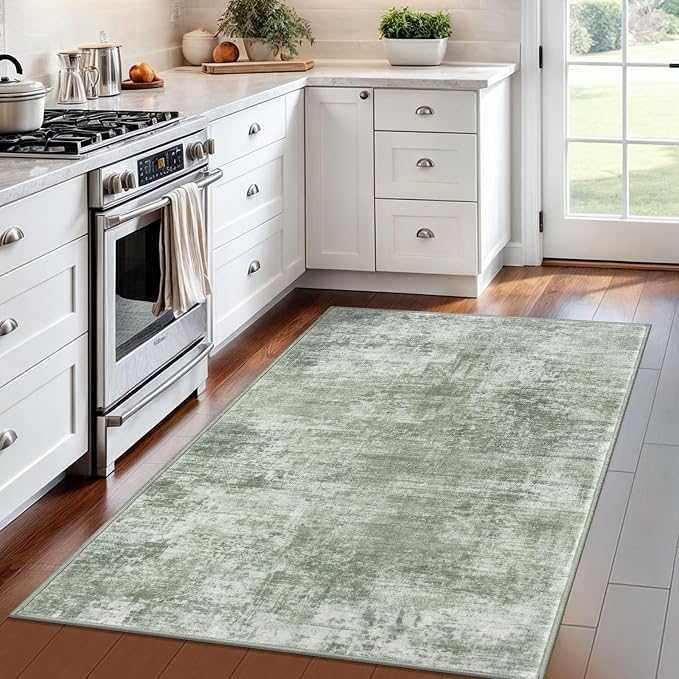 IOHOUZE Abstract Area Rug 4x6 Ft Washable Rugs