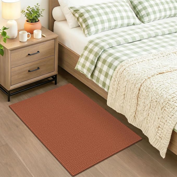 KOZYFLY Indoor Door Mat 2x3 ft Small Area Rugs Washable Front Door Mat Non Slip