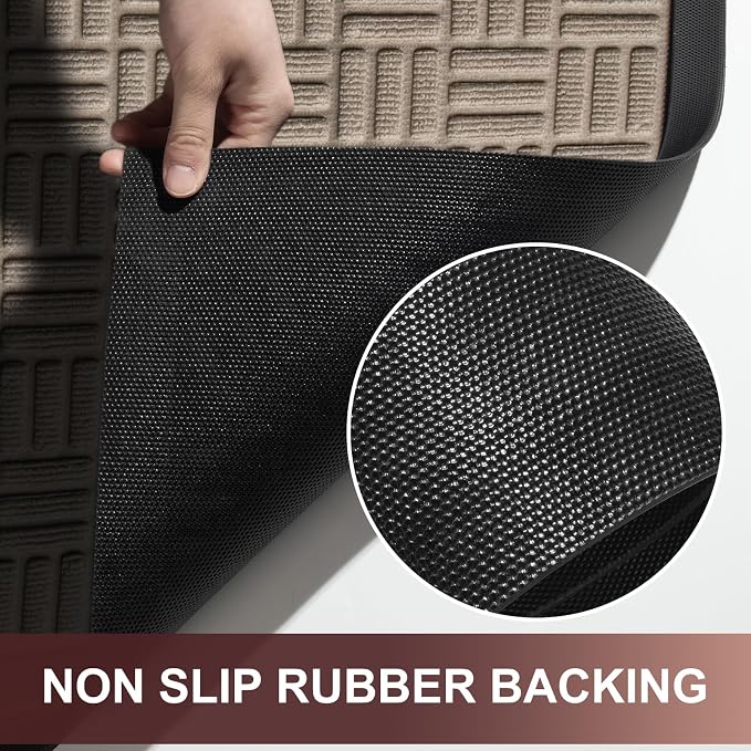 Mibao Front Door Mat, Heavy Duty Durable Welcome Mat