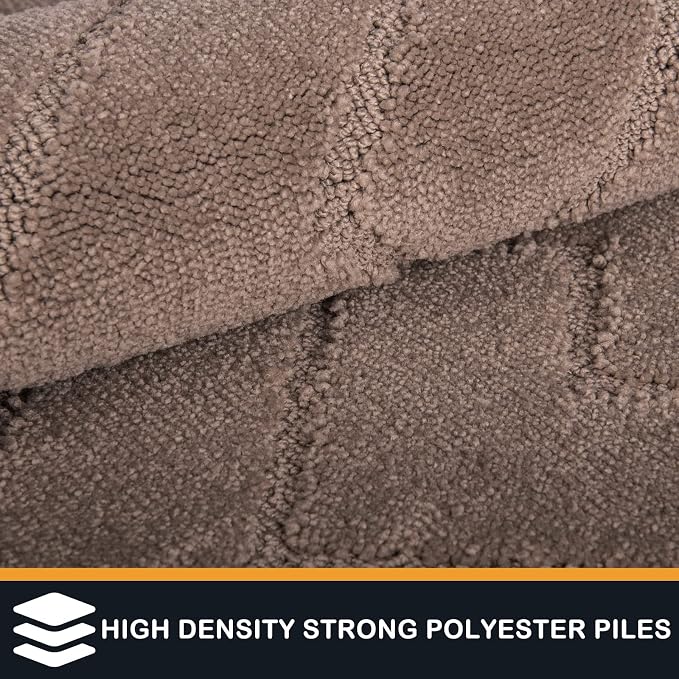 PURRUGS Dirt Trapping Door Mat 34" x 59", Non-Slip Machine Washable Entry Rug