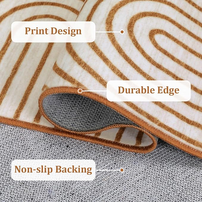 ROYHOME Washable Rug 8x10 Area Rugs