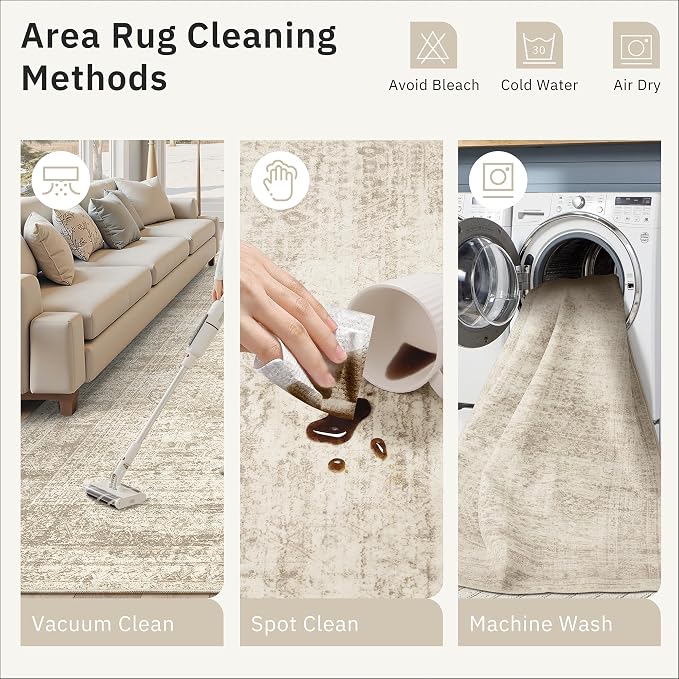 Soalmost 4x10 Wide Hallway Runner Rug: Washable Soft Rug Runners