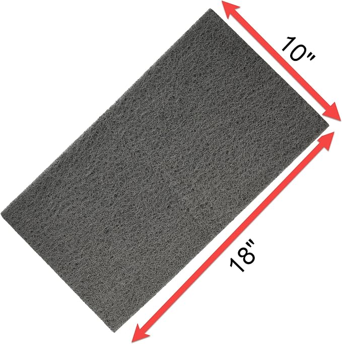 PENN-PLAX Nitrate Reducer Aquarium Filter Media Pad – Easy to Cut into Any Size