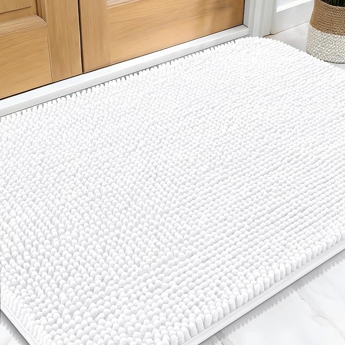 OLANLY Dog Door Mat for Muddy Paws 30x20, Absorbs Moisture and Dirt, Absorbent