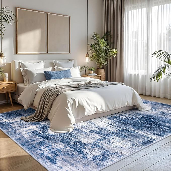 IOHOUZE Abstract Area Rugs 8x10 Ft Washable Large Rugs
