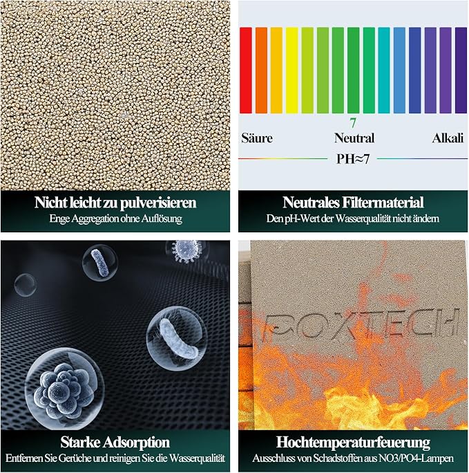 boxtech Aquarium Filter Media Bio Ceramic Brick Bio Filter Media