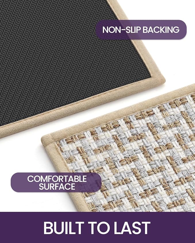 DEXI Hallway Runner Rug 2'x7', Non Slip Rubber Backed Runners Carpet, Ultra