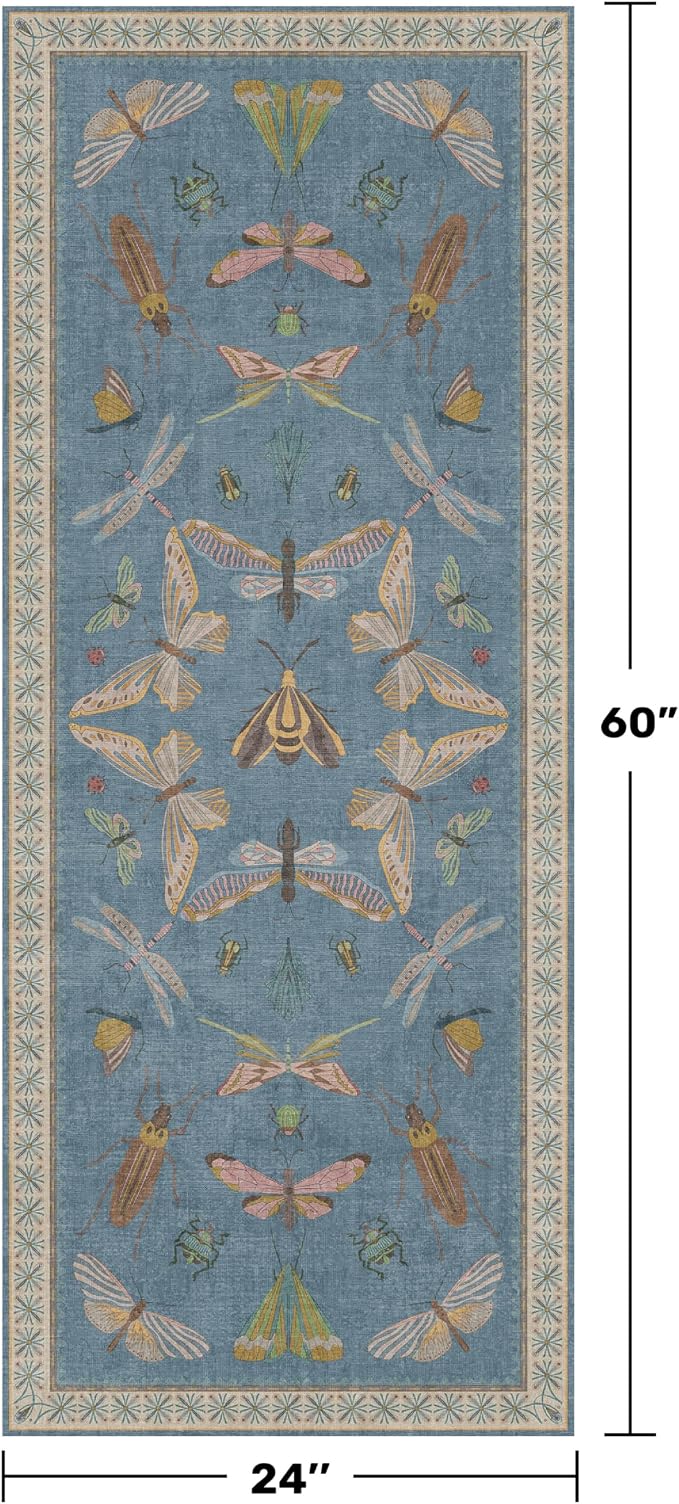 Hazo Haus Boho Non Slip Kitchen Rug Runner