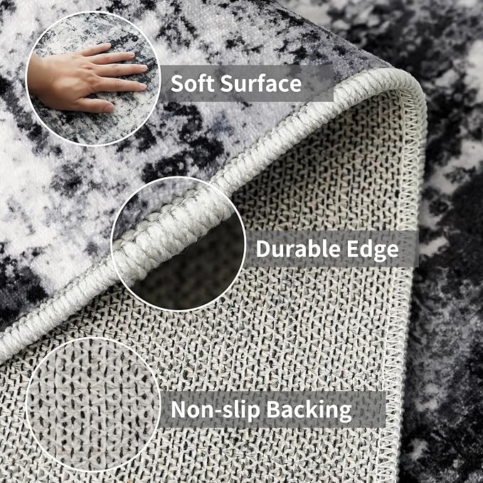 4x10 Wide Washable Runner Rug: Easy-to-Clean Runners