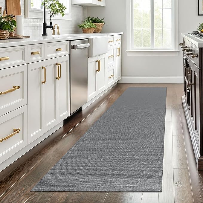 EARTHALL Washable Runner Rug 2.6x8 Ft Non Slip Runners
