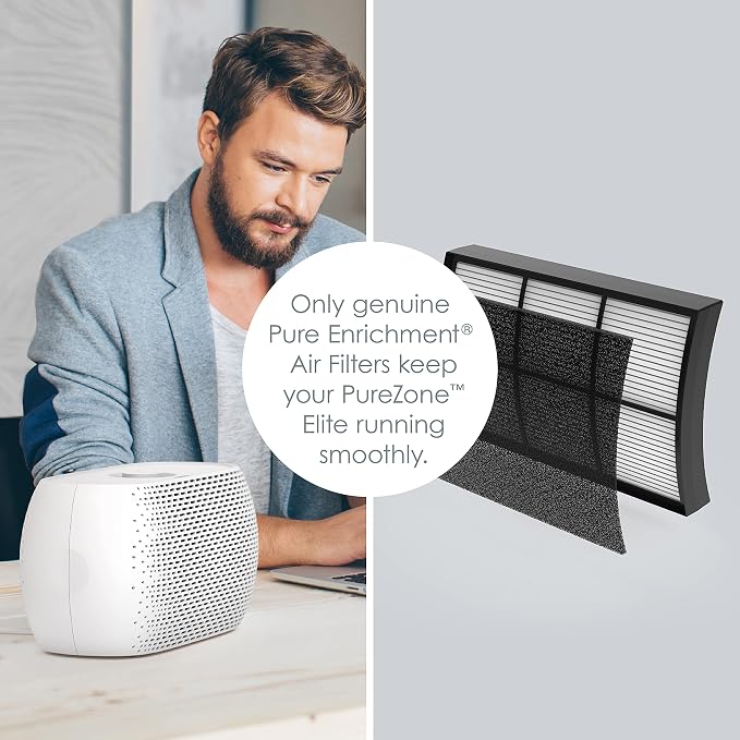 Pure Enrichment® Genuine 2-in-1 True HEPA Official Replacement Filter