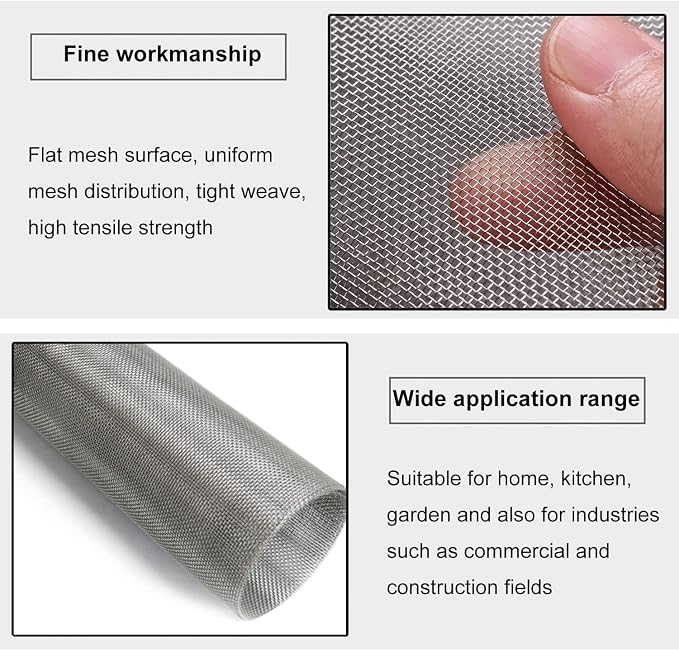 Stainless Steel Woven Wire Mesh, 304 Stainless Steel Woven Wire 30 Mesh Fine
