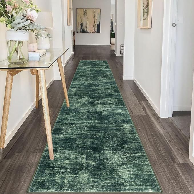 IOHOUZE Abstract Runner Rug 2x10 Ft Washable Runners