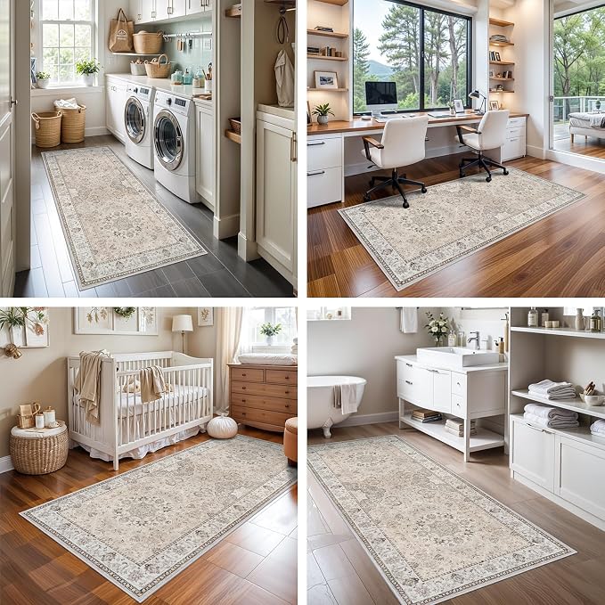 Hallway Washable Runner Rug
