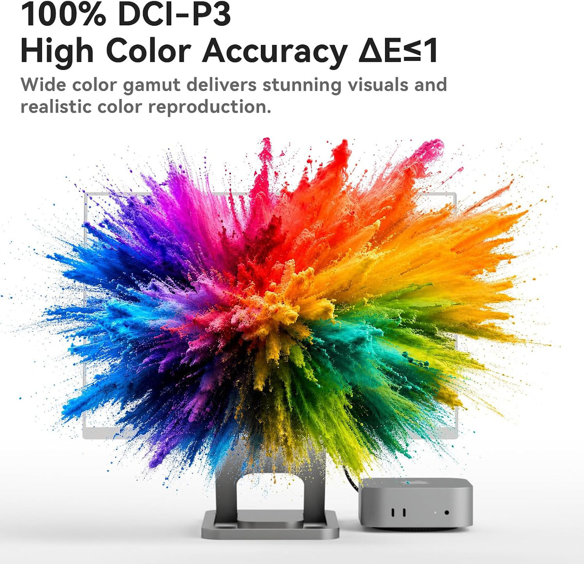 EHOMEWEI N1 16" 2.5K QLED 120Hz Portable Monitor with Detachable Stand