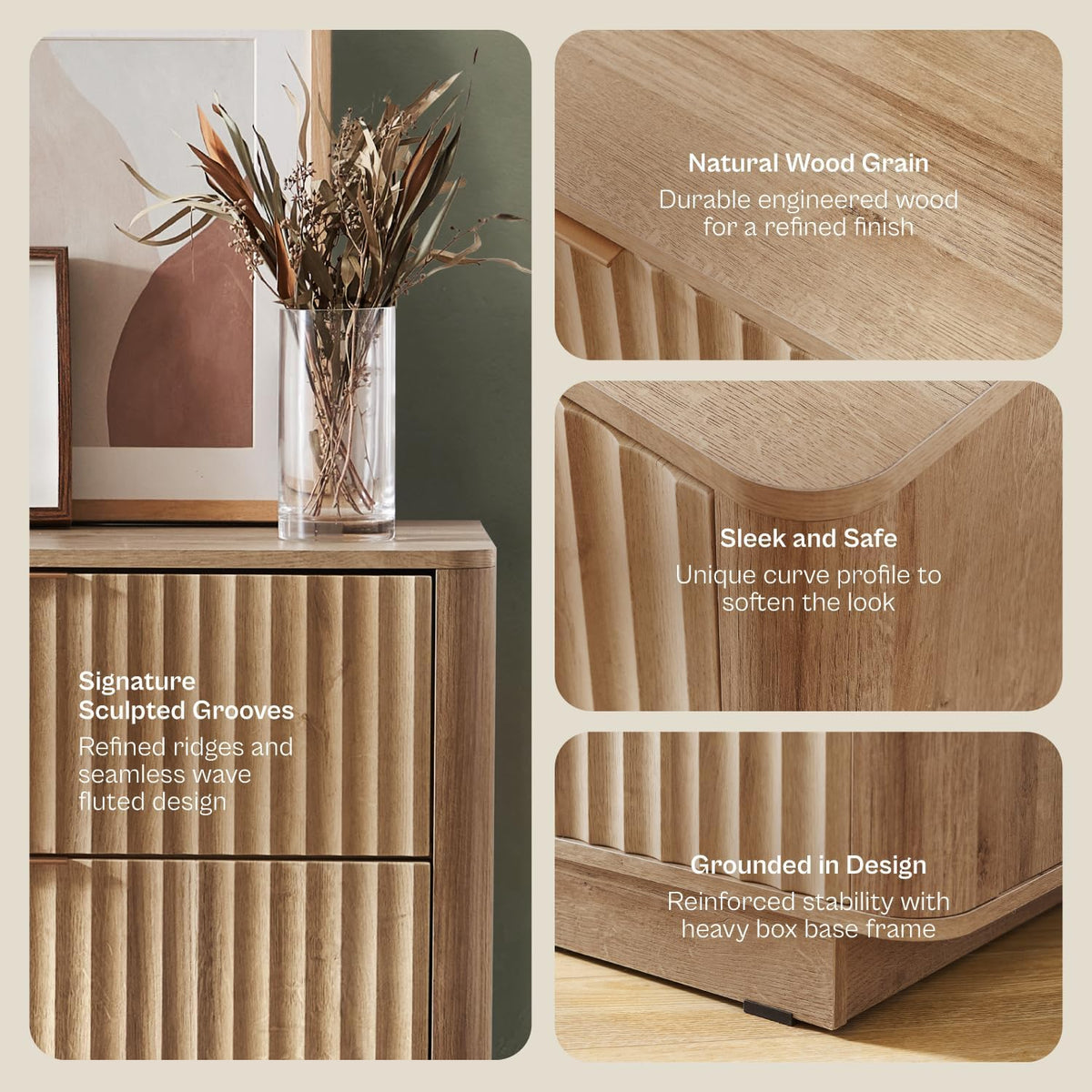 mopio Brooklyn 31.5" W Dresser (Oak)