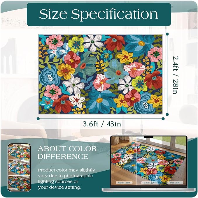 Floral Outdoor Rug