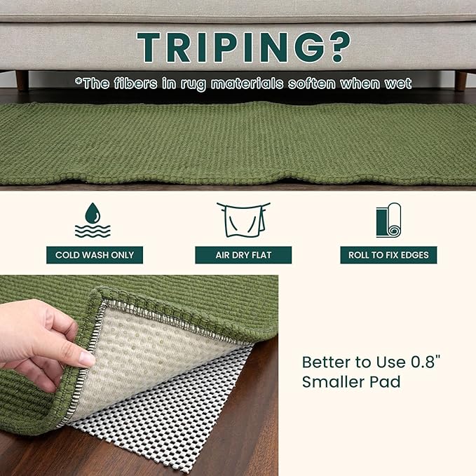 KOZYFLY Cotton 2x12 Runners Rugs