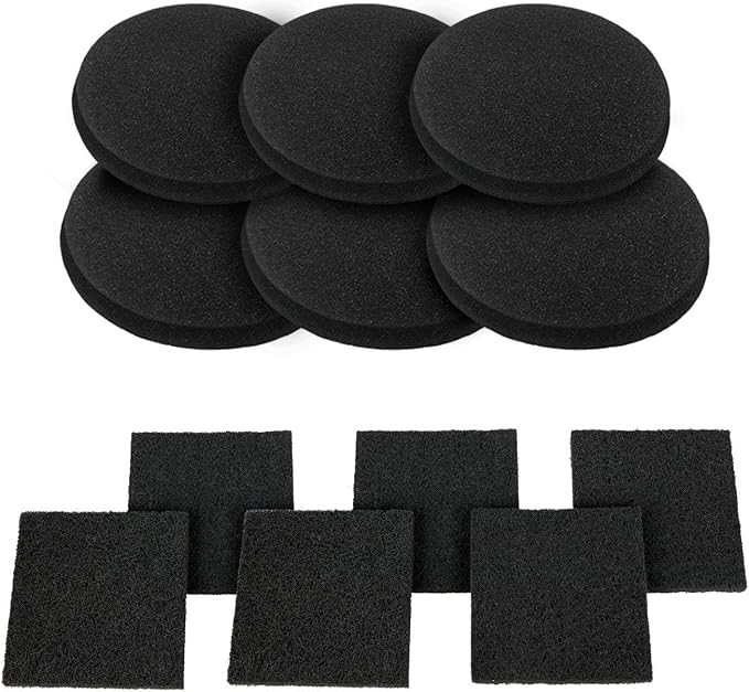 12 Pieces Counter Top Activated Carbon Compost Bin Filters